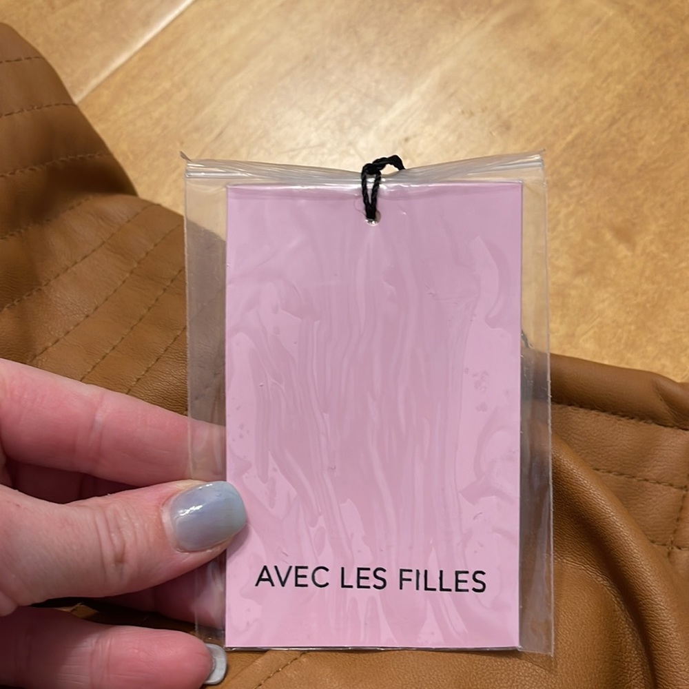 Acec Les Filles Large faux leather jacket - Picture 8 of 8